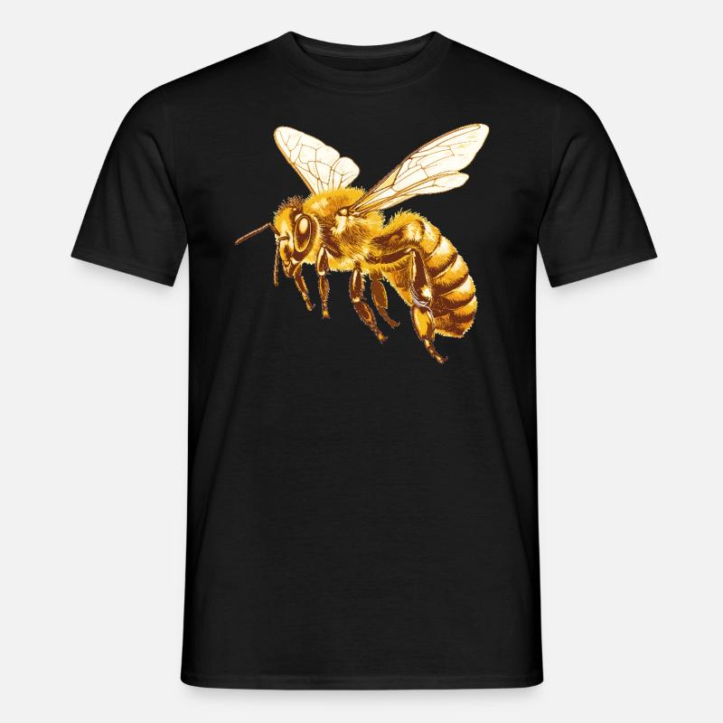 Bienen Biene - Männer T-Shirt - Schwarz