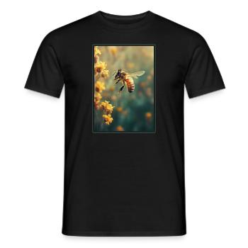 Bienen Biene - Männer T-Shirt - Schwarz - Vorne - AI Model Male 178 light (178cm)