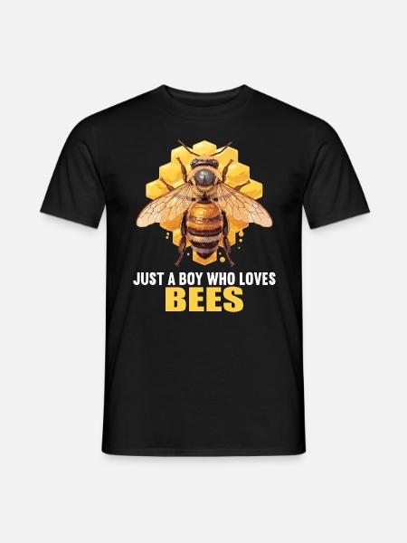 Bees Bee - Men's T-Shirt - black