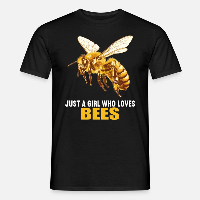 Bienen Biene - Männer T-Shirt - Schwarz