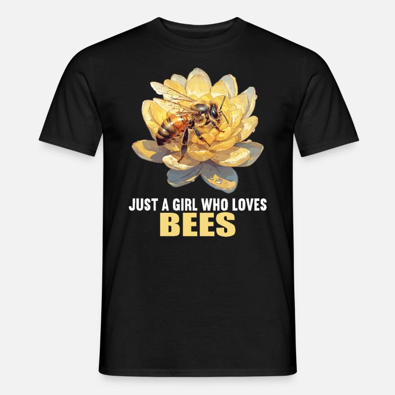 Bienen Biene - Männer T-Shirt - Schwarz