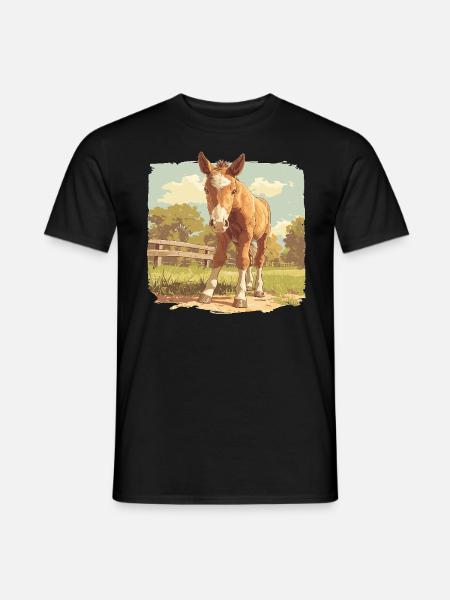 Chevaux Cheval - T-shirt homme - noir