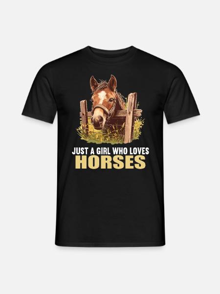 Horses Horse - Men's T-Shirt - black