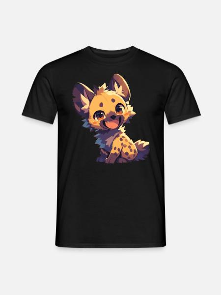 Hyänen Hyäne - Männer T-Shirt - Schwarz