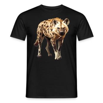 Hyena Hyena - Men's T-Shirt - black - Front - AI Model Male 178 light (178cm)