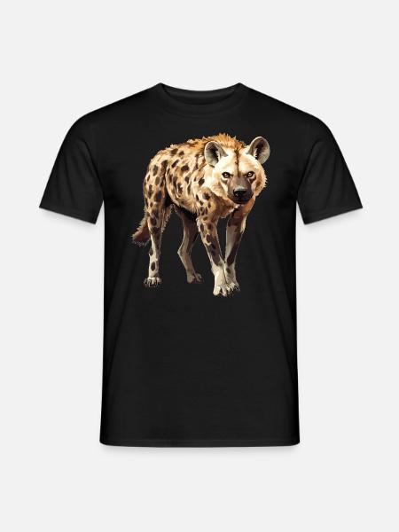 Hyänen Hyäne - Männer T-Shirt - Schwarz