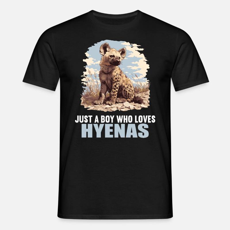 Hyänen Hyäne - Männer T-Shirt - Schwarz