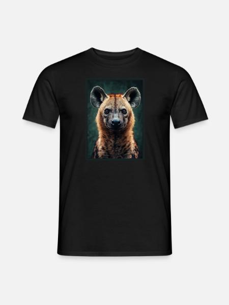 Hyänen Hyäne - Männer T-Shirt - Schwarz