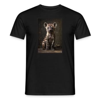 Hyena Hyena - Men's T-Shirt - black - Front - AI Model Male 178 light (178cm)