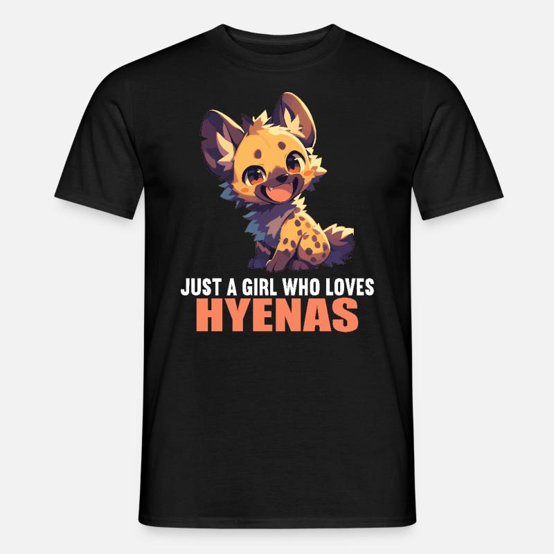 Hyänen Hyäne - Männer T-Shirt - Schwarz