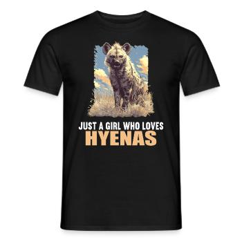 Hyena Hyena - Men's T-Shirt - black - Front - AI Model Male 178 light (178cm)