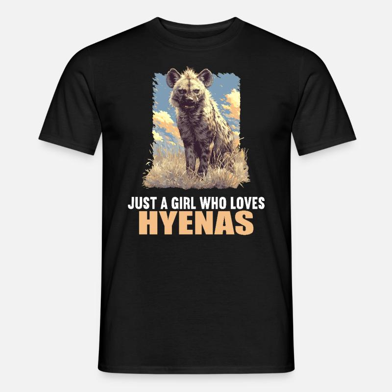 Hyänen Hyäne - Männer T-Shirt - Schwarz