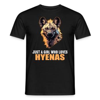 Hyena Hyena - Men's T-Shirt - black - Front - AI Model Male 178 light (178cm)