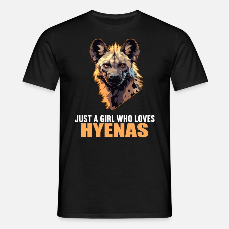 Hyänen Hyäne - Männer T-Shirt - Schwarz