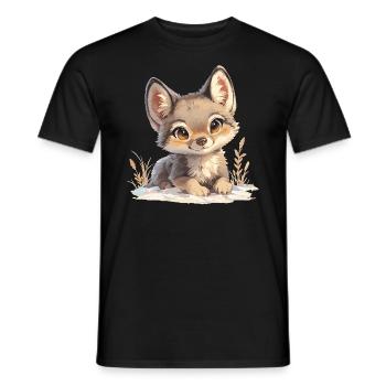 Chacals Chacal - T-shirt homme - noir - Devant - AI Model Male 178 light (178cm)