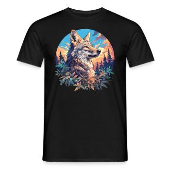 Chacals Chacal - T-shirt homme - noir - Devant - AI Model Male 178 light (178cm)