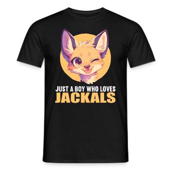 Schakale Schakal - Männer T-Shirt - Schwarz - Vorne - AI Model Male 178 light (178cm)
