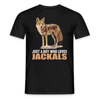 Schakale Schakal - Männer T-Shirt - Schwarz - Vorne - AI Model Male 178 light (178cm)