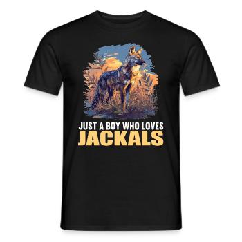 Chacals Chacal - T-shirt homme - noir - Devant - AI Model Male 178 light (178cm)