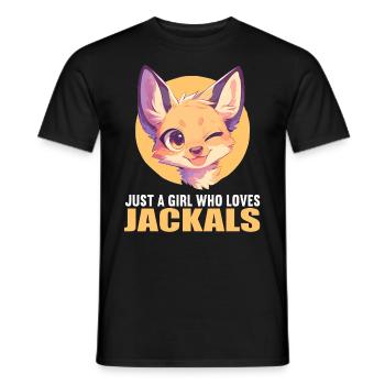 Schakale Schakal - Männer T-Shirt - Schwarz - Vorne - AI Model Male 178 light (178cm)