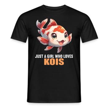 Koi Koi Carpe - T-shirt homme - noir - Devant - AI Model Male 178 light (178cm)