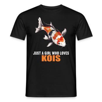 Koi Koi Carpe - T-shirt homme - noir - Devant - AI Model Male 178 light (178cm)