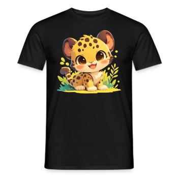 Jaguars Jaguar - T-shirt homme - noir - Devant - AI Model Male 178 light (178cm)