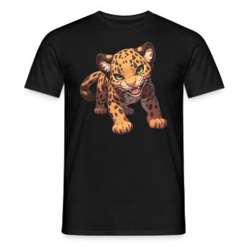 Jaguars Jaguar - T-shirt homme - noir - Devant - AI Model Male 178 light (178cm)