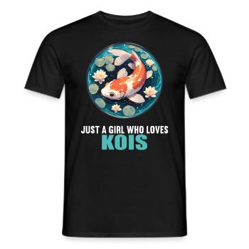 Koi Koi Carpe - T-shirt homme - noir - Devant - AI Model Male 178 light (178cm)