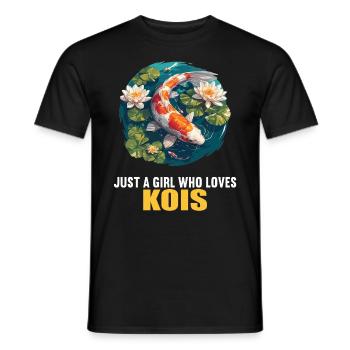 Koi Koi Carpe - T-shirt homme - noir - Devant - AI Model Male 178 light (178cm)