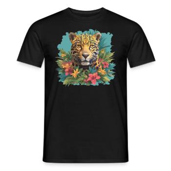 Jaguars Jaguar - T-shirt homme - noir - Devant - AI Model Male 178 light (178cm)