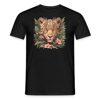 Jaguars Jaguar - T-shirt homme - noir - Devant - AI Model Male 178 light (178cm)