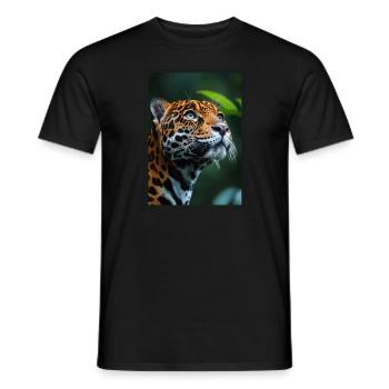 Jaguars Jaguar - T-shirt homme - noir - Devant - AI Model Male 178 light (178cm)