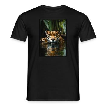 Jaguars Jaguar - T-shirt homme - noir - Devant - AI Model Male 178 light (178cm)