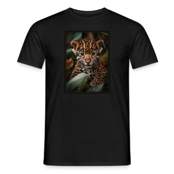 Jaguars Jaguar - T-shirt homme - noir - Devant - AI Model Male 178 light (178cm)