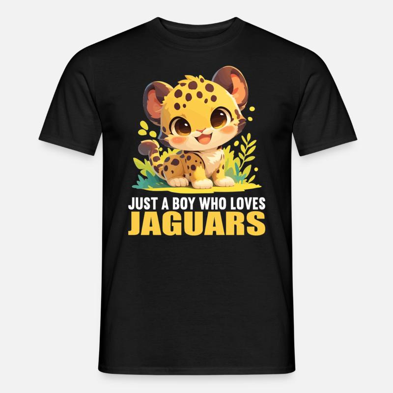 Jaguare Jaguar - Männer T-Shirt - Schwarz
