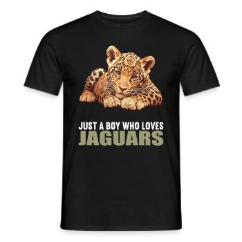 Jaguars Jaguar - T-shirt homme - noir - Devant - AI Model Male 178 light (178cm)