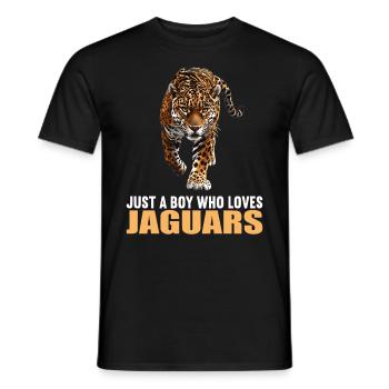 Jaguars Jaguar - T-shirt homme - noir - Devant - AI Model Male 178 light (178cm)