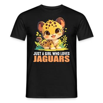 Jaguars Jaguar - T-shirt homme - noir - Devant - AI Model Male 178 light (178cm)