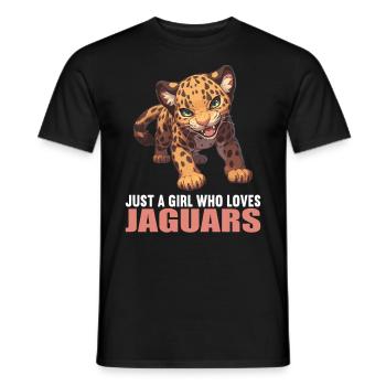 Jaguars Jaguar - T-shirt homme - noir - Devant - AI Model Male 178 light (178cm)