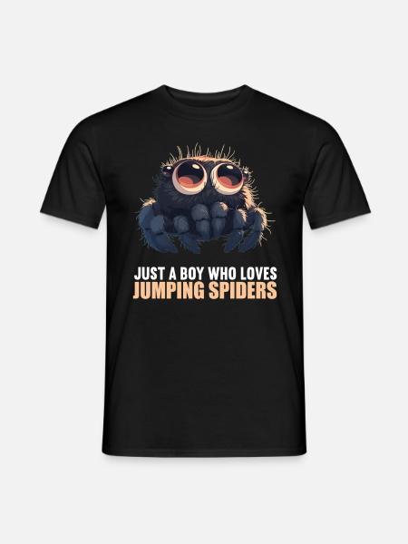 Jumping Spider Springspinnen Springspinne - Men's T-Shirt - black