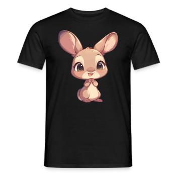 Kangourous Kangourou - T-shirt homme - noir - Devant - AI Model Male 178 light (178cm)