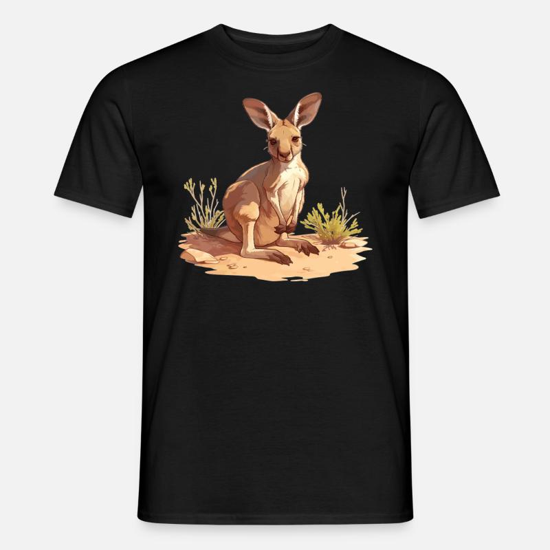 Kangaroos Kangaroo - Men’s T-shirt - black