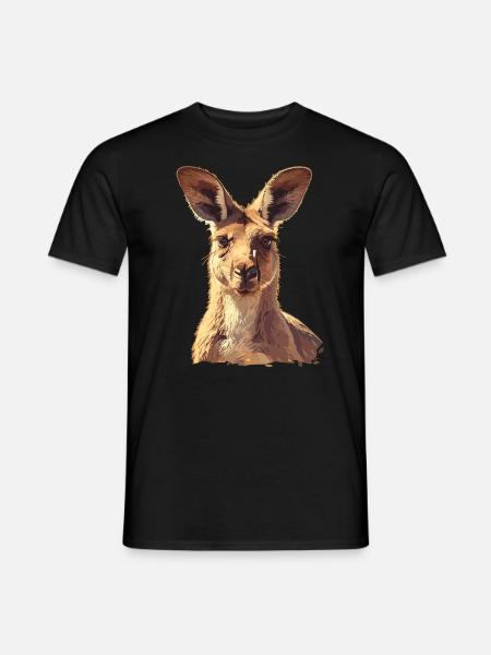 Kangourous Kangourou - T-shirt homme - noir