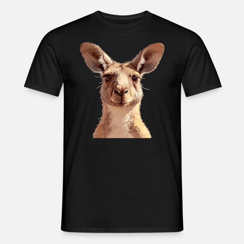 Kangaroos Kangaroo - Men's T-Shirt - black