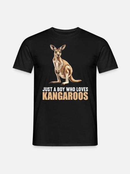 Kangaroos Kangaroo - Men's T-Shirt - black
