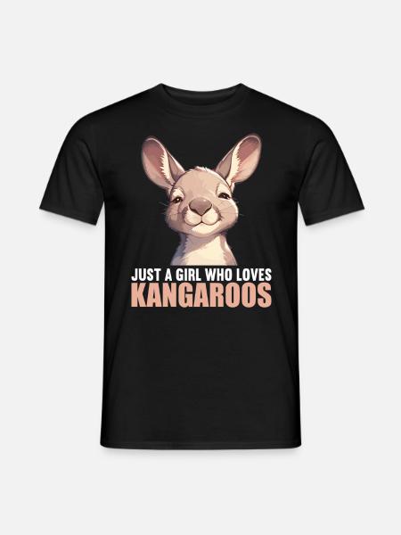 Kangaroos Kangaroo - Men's T-Shirt - black