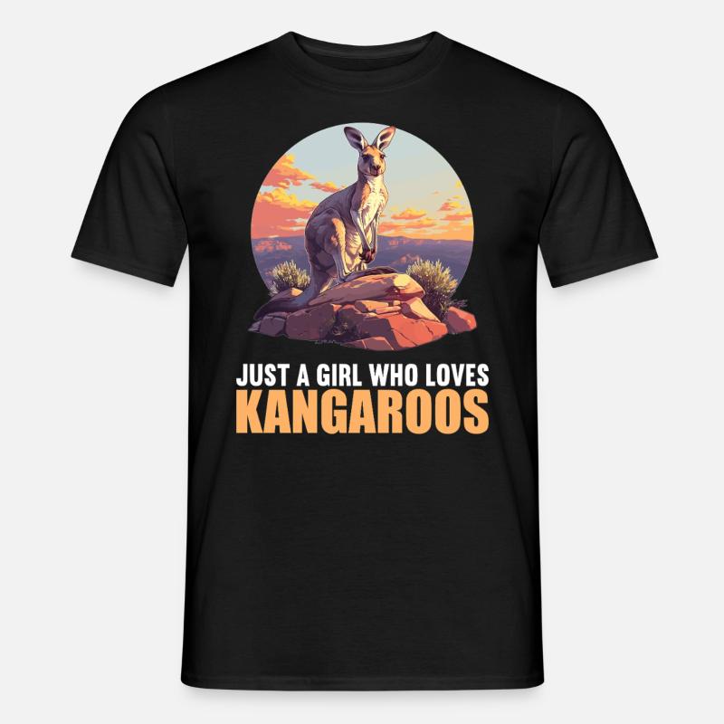 Kangaroos Kangaroo - Men's T-Shirt - black