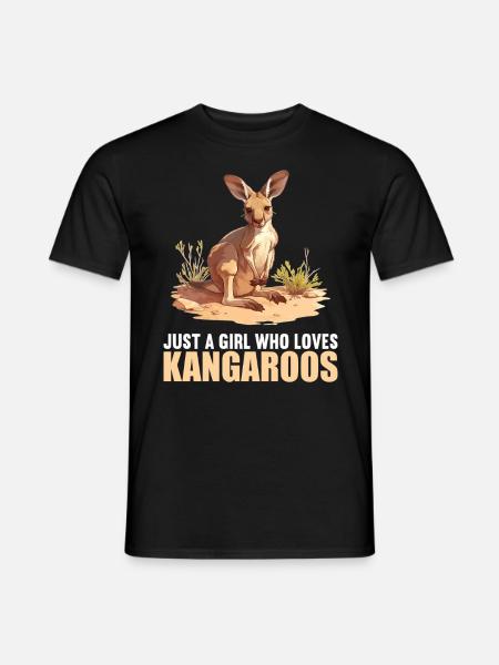 Kangaroos Kangaroo - Men's T-Shirt - black
