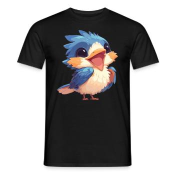 Kingfishers Kingfisher - Men's T-Shirt - black - Front - AI Model Male 178 light (178cm)